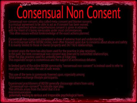 what is sexual cnc|Consensual non